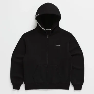 Black Madhappy Classic Fleece Zip Up Hoodie