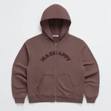 Madhappy Cooper Midweight Zip Up Hoodie Peppercorn